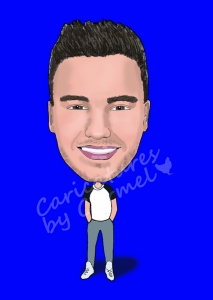 Caricature of Liam from One Direction