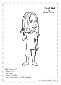 Billie Paper Doll created by Carmel Grant