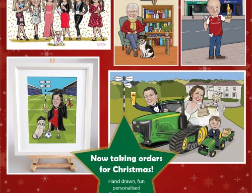 Hurry, Limited Spots Available! Order Hand-Drawn Caricature Gifts for Christmas